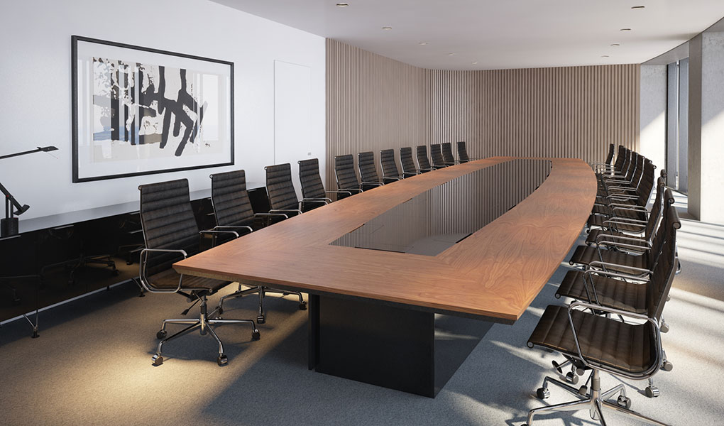 Tables de réunion sur mesure. Table de conférence Kubo, par BK Contract